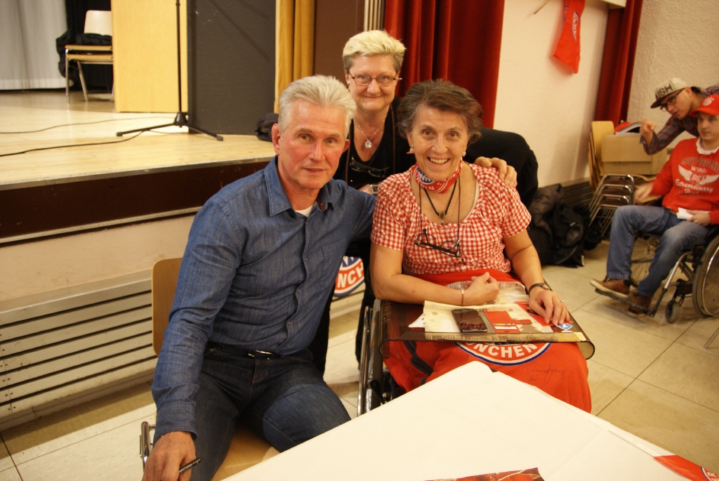 Jupp Heynckes mit Ingrid und Andrea