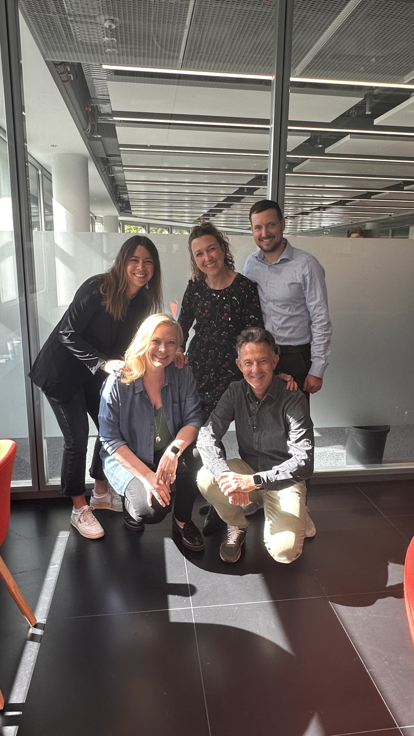Das Team von der HypoVereinsbank bestehend aus 5 Personen.